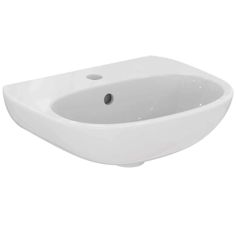 Cutout image of Ideal Standard Tesi 450mm Wall-Hung Cloakroom Basin